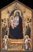 GIOTTO di Bondone Ognissanti Madonna oil on canvas